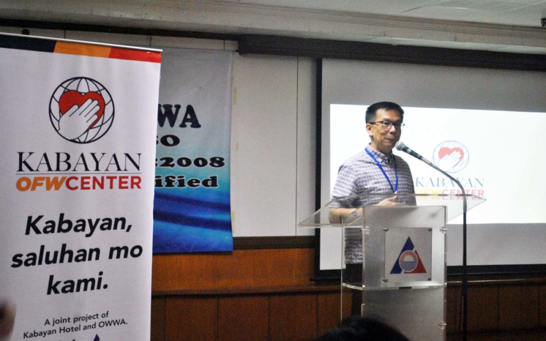 Kabayan OFW Center holds first 2018 OWWA Salu-Salo