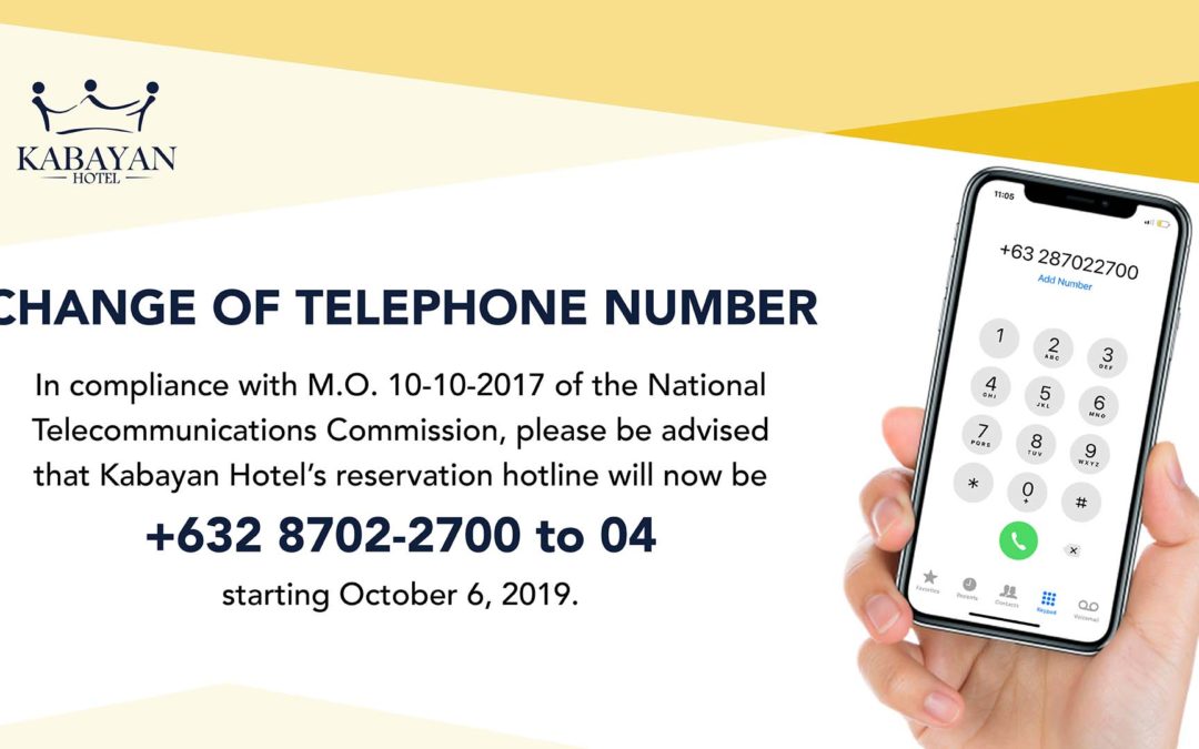 Kabayan Hotel 8-DIGIT MIGRATION