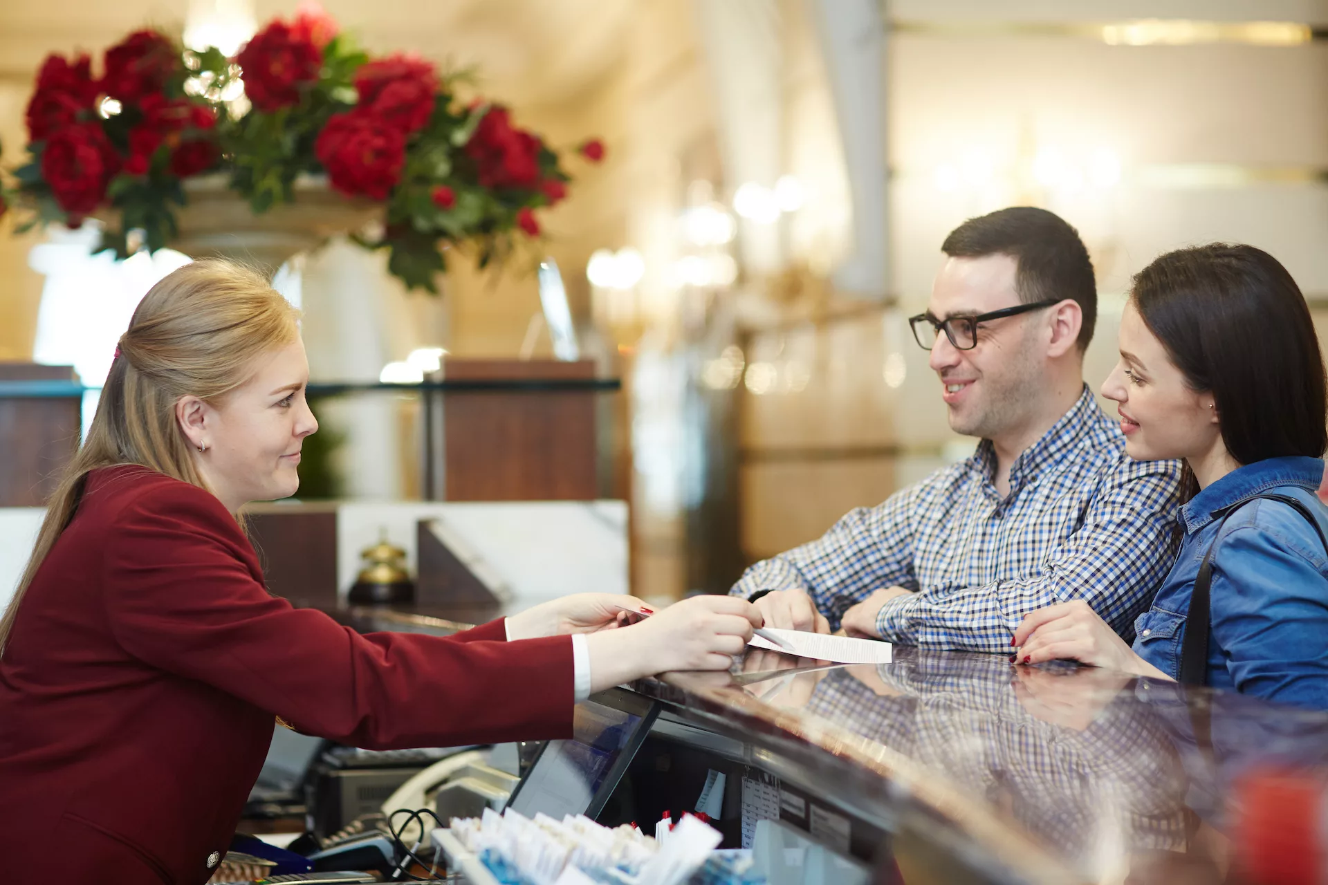 hotel reception